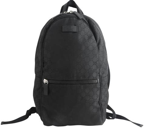 Gucci Slim Backpack GG Black 